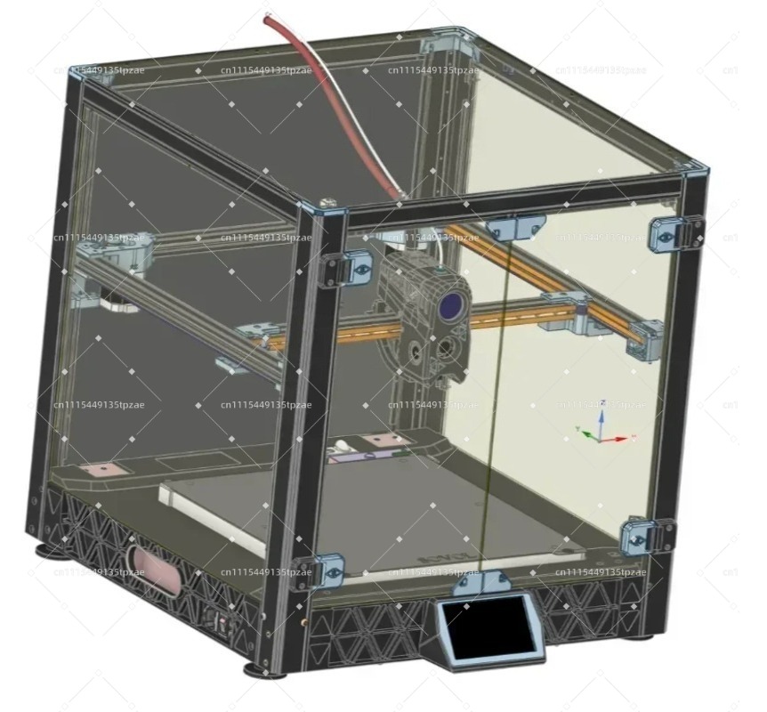 3D Printer Enclosure Frame - طقم غلاف كامل أحادي الطبقة، تصميم