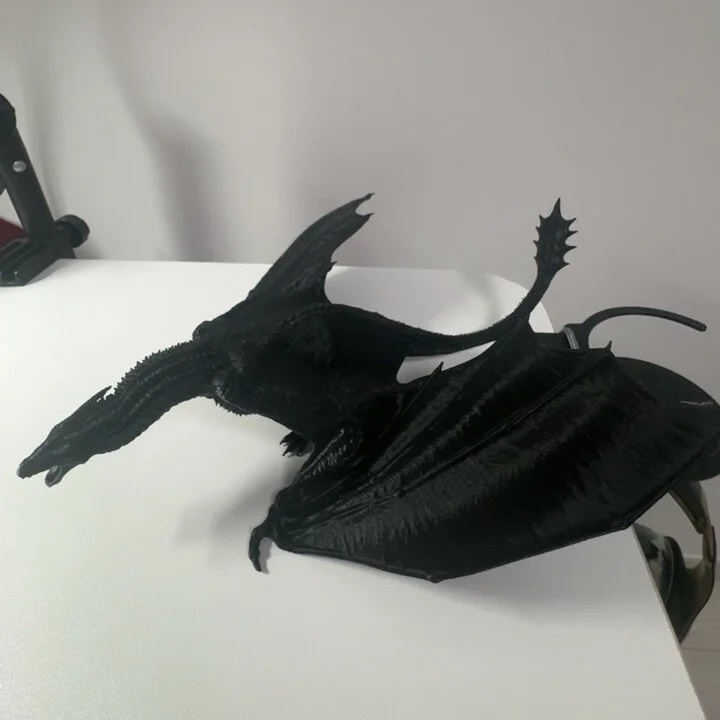 3D Printing Jobs - تمثال التنين الطائر المطبوع ثلاثي الأبعاد