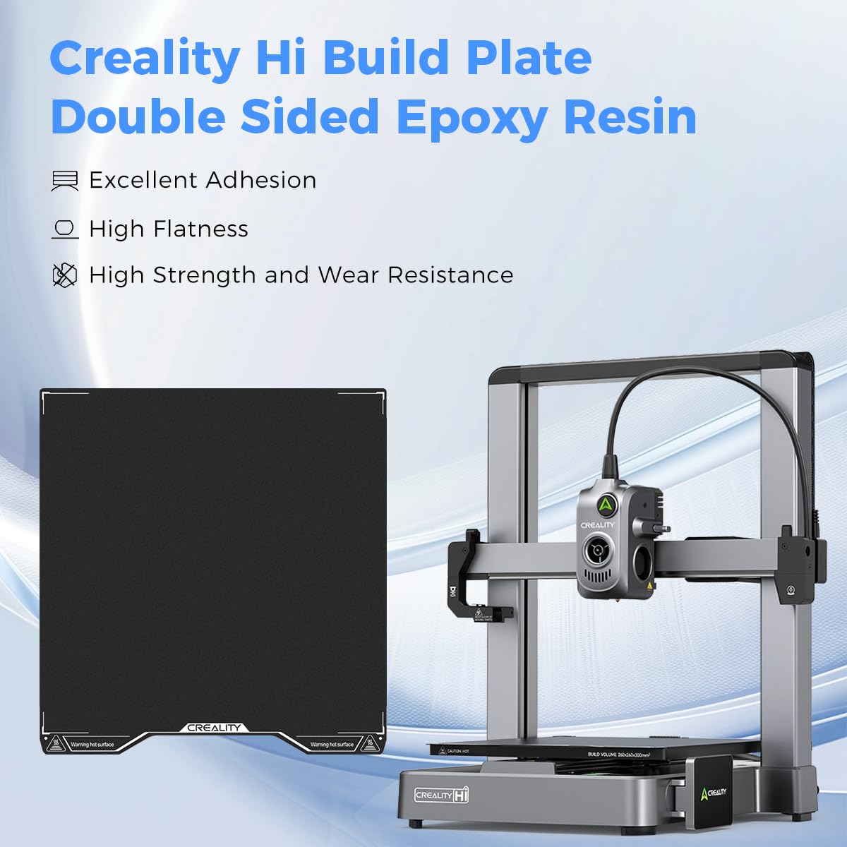 لوحة بناء من الراتنج الإيبوكسي - مراجعة 3D Printing Creality وسعره