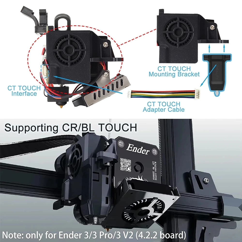 كابل Creality CR Touch لمستشعر - مراجعة Probe Bltouch Leveling وسعره
