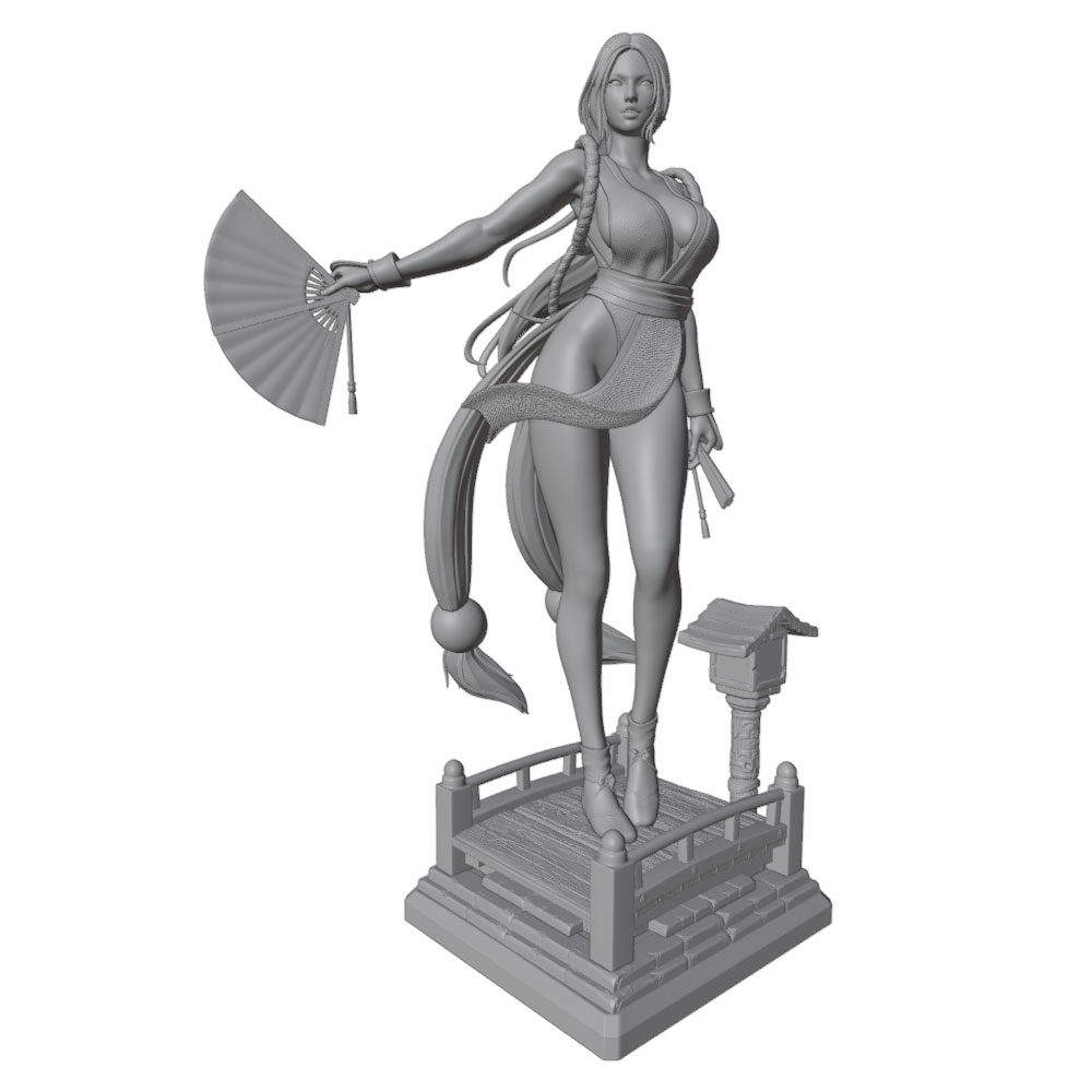 تمثال فتاة مثيرة بشعر طويل مصغ - مراجعة 3D Printing Jobs وسعره