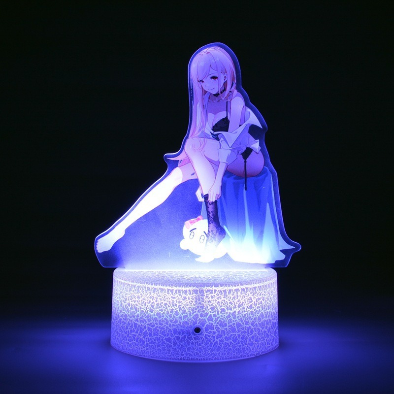 مصباح ليلي ثلاثي الأبعاد ملون  - مراجعة 3D Printing Model وسعره