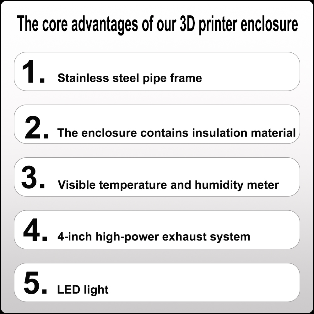 حاوية طابعة من الراتنج مع مراو - مراجعة 3D Printer Enclosure Frame وسعره