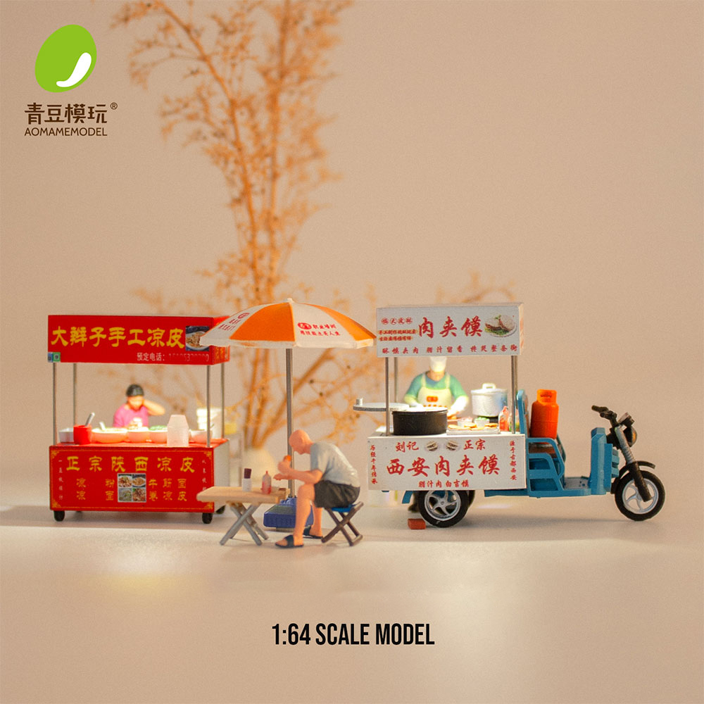نموذج سوق ليلي مصغر بمقياس 1/6 - مراجعة 3D Printing Figure وسعره